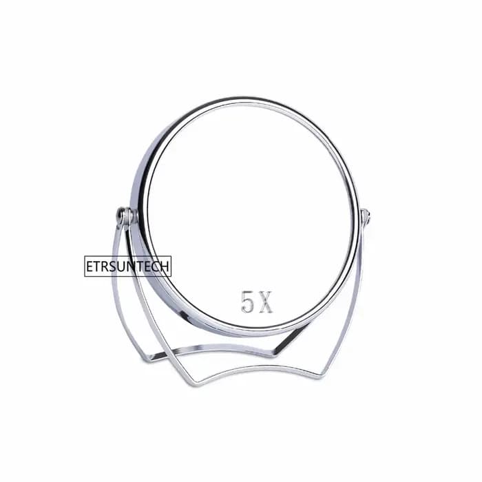 5 "360 Rotation HD 5X grossissant Double maquillage miroir maison bureau décoration corée bureau deb