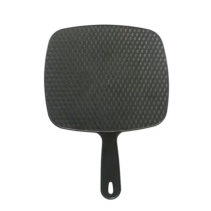 Miroir à main pratique avec poignée pour la maison, miroir portable professionnel pour salon, barbie