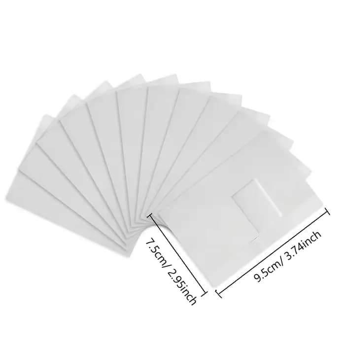 100 pièces sac feuille d'aluminium Nail Art tremper le vernis à ongles enlèvement enveloppes serviet