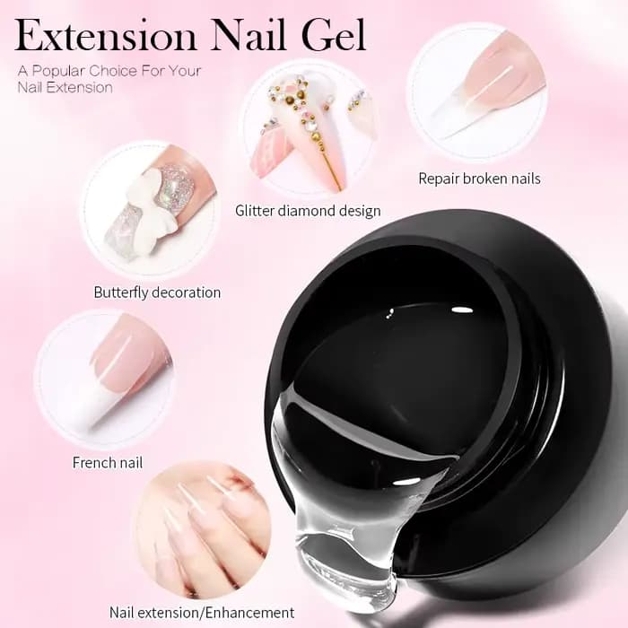 BORN PRETTY 60/30ml gelée dure Extension vernis à ongles Gel ongles français ongles nu rose blanc cl