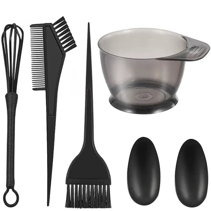 Bol de couleur pour coiffure, bol de coiffure professionnel noir pour teinture des cheveux, bol pour