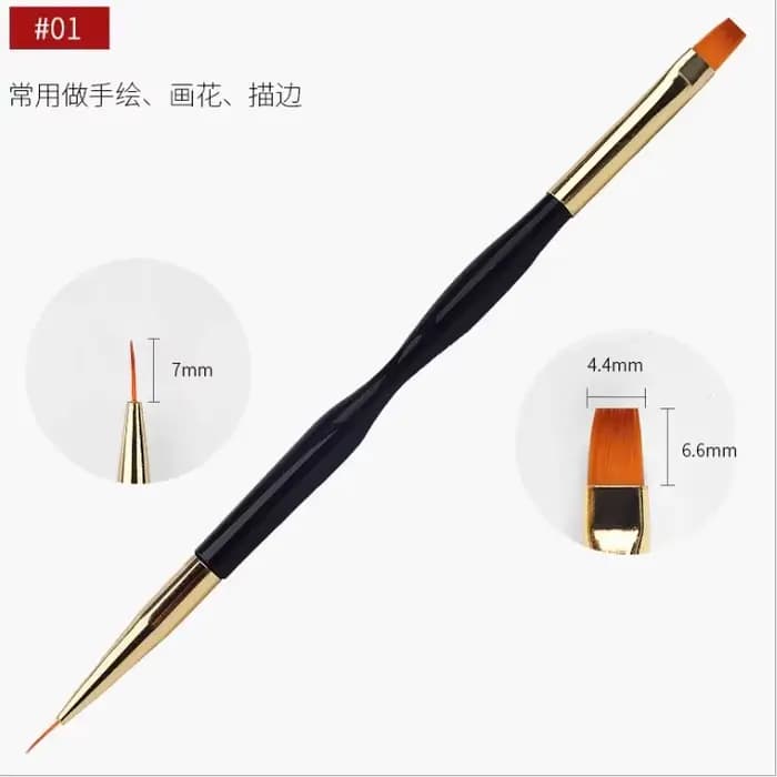 Ensemble de pinceaux pour Nail Art à rayures françaises, stylo de dessin de ligne Ultra-fin, pinceau
