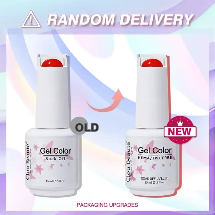 Clou Beaute 15ml rouge noir blanc vert néon Gel vernis à ongles couche de finition velours haut 400