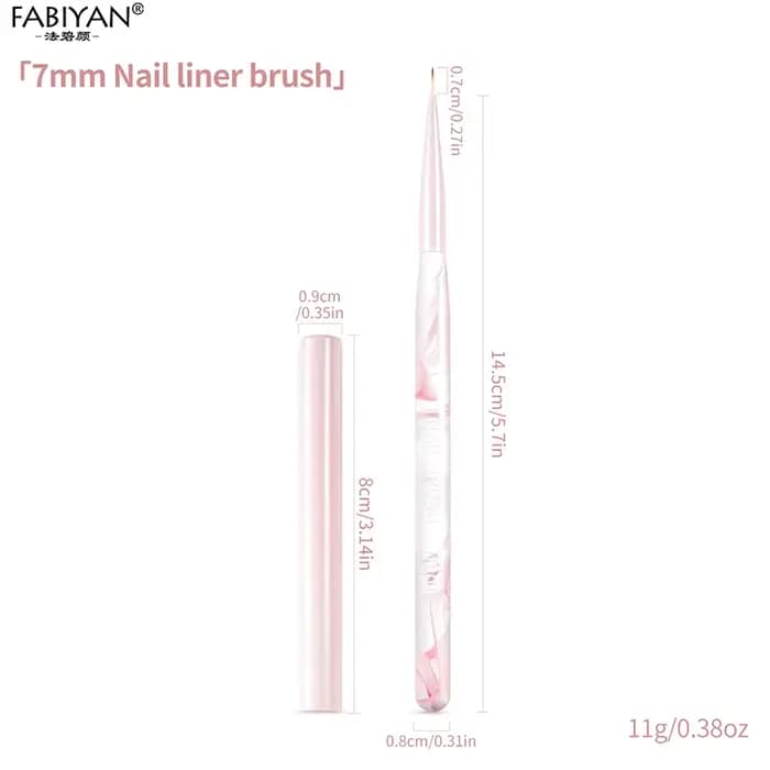 Pinceaux liner pour manucure et nail art, brosses pour lignes allongées, pour dessiner et peindre, p