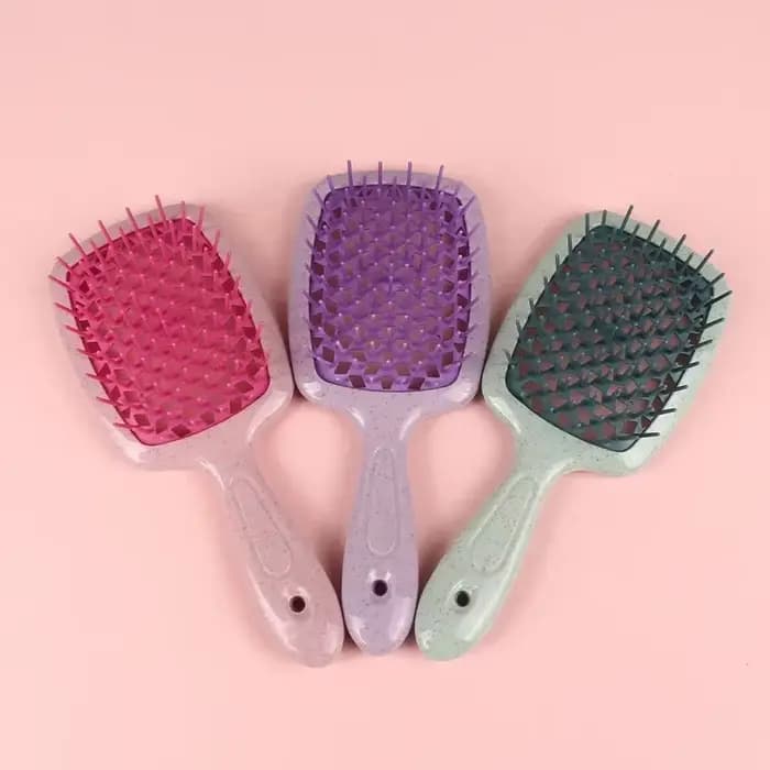 Peigne à coussin d'air creux antistatique sec et humide, double usage, cheveux moelleux, Massage de
