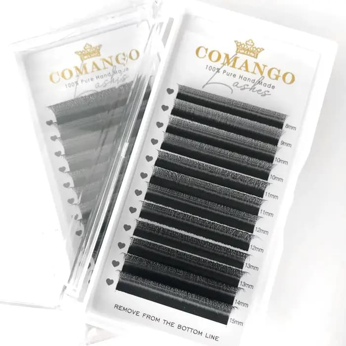 CoMango Cils 3D W spark clover, extension de cils volume russe, style 3D, éventails préformés, cils