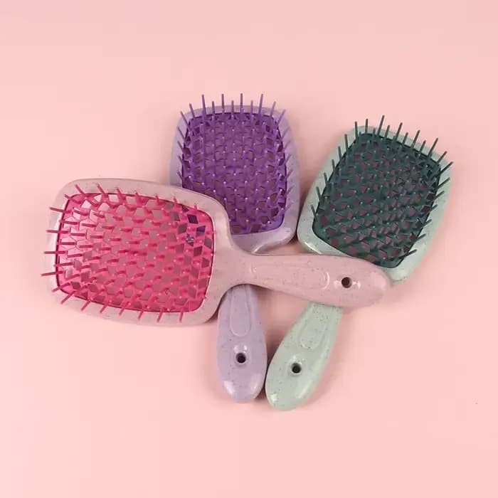 Peigne à coussin d'air creux antistatique sec et humide, double usage, cheveux moelleux, Massage de