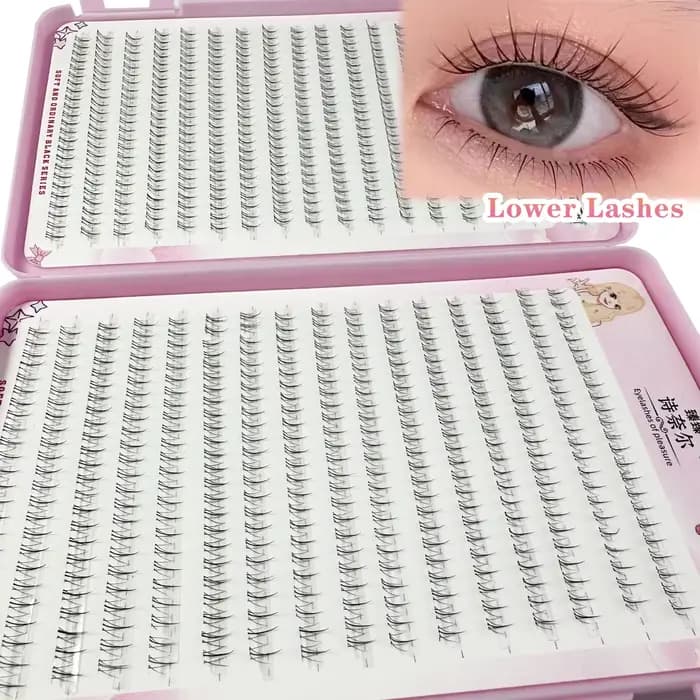768/60 pièces sous Extension de cils cils personnels maquillage professionnel greffage de grappes in