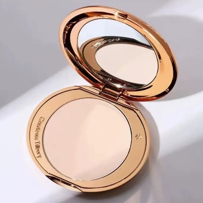 Charlotte Tilbury Set Poudre Compacte Contrôle Sébum Fini Mat Haute Brillance Réparatrice Poudre au