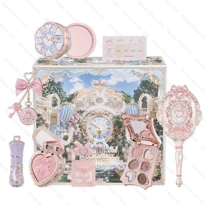 Flower Knows ALL IN ONE Kit de Maquillage 10 pièces Bonny Garden Iris – Coffret Cadeau avec Baume à