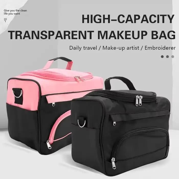 Sac de maquillage Portable pour Salon de tatouage d'ongles, mallette de rangement étanche, organisat