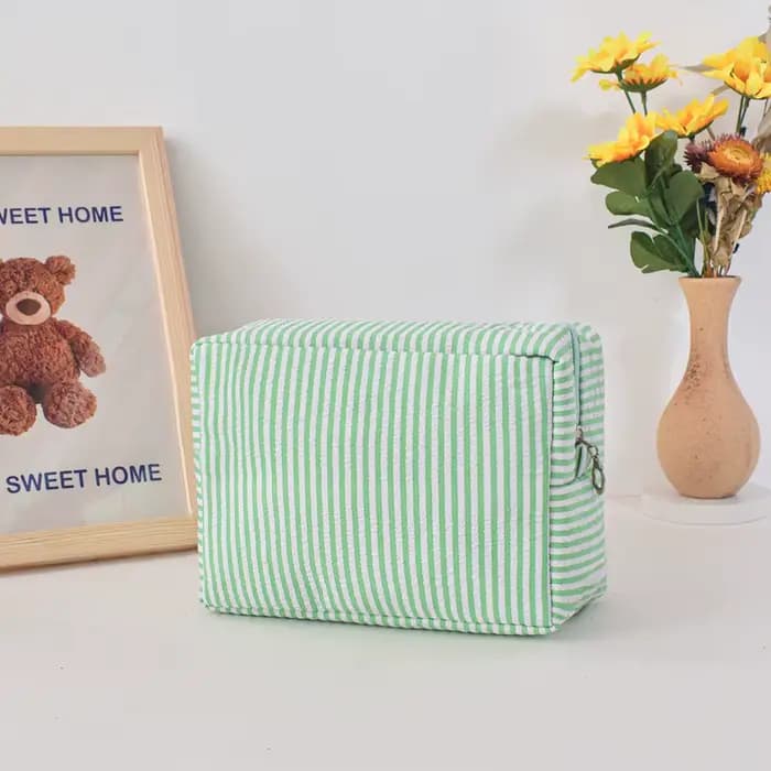 Pochette cosmétique personnalisée, trousse de toilette monogrammée, cadeau de mariage, cadeau pour d