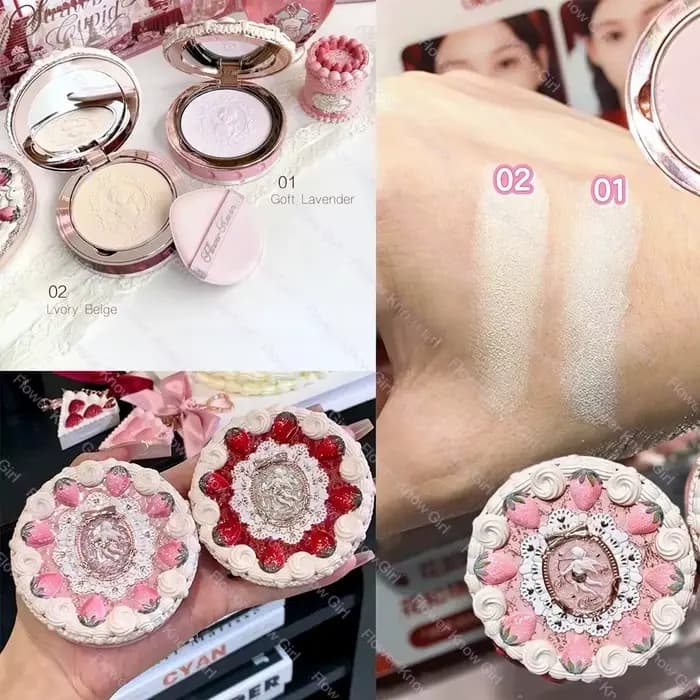 FlowerKaren tout en un ensemble de maquillage complet professionnel visage Palette Blush bureau miro