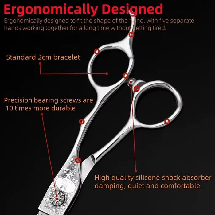 Ciseaux de coiffure professionnels en matériau VG10, machine à couper les cheveux, ciseaux de coupe