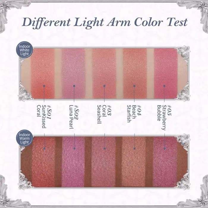 Flower Knows Shell's Jewel Collection Blush en satin de soie