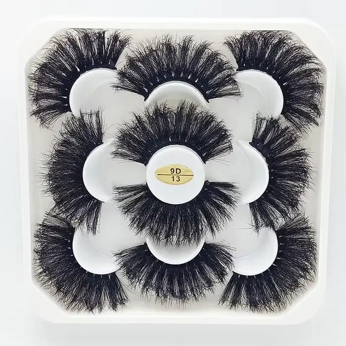 Nouveau 5 paires 15-25mm 3D cils de vison en gros faux cils naturels, Extension de cils en gros en v