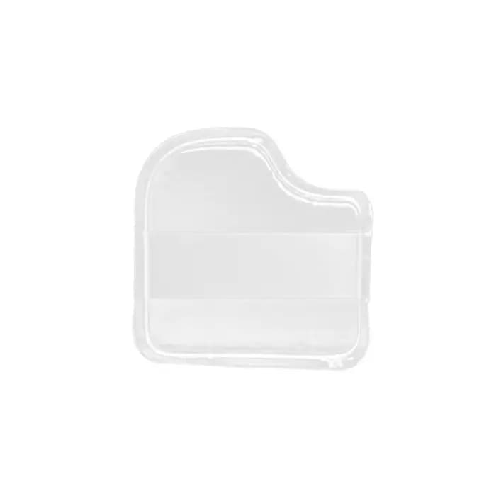 Éponge de maquillage en silicone, éponge transparente pour fond de teint, non absorbante, 1/2/5 pièc