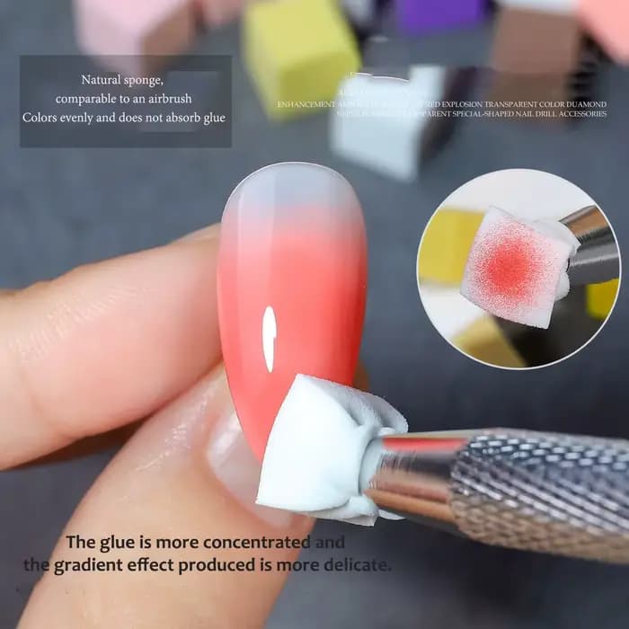 Pince à épiler en acier inoxydable pour nail art, éponge douce, décoration de manucure, stylo à pois