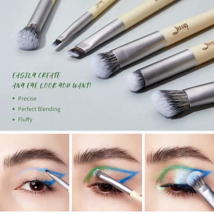 Jessup-Ensemble de pinceaux de maquillage, fond de teint en poudre synthétique de qualité supérieure
