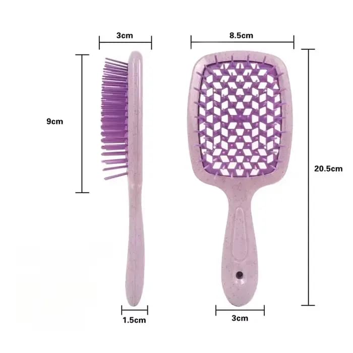 Peigne à coussin d'air creux antistatique sec et humide, double usage, cheveux moelleux, Massage de