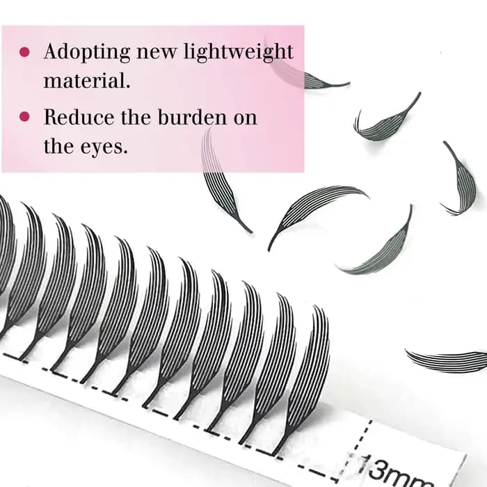 CoMango new spire lashes tower fans premade spikes eyelash extensions single/mix 8-15mm for anime ey