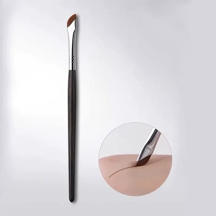 Pinceau Eyeliner en forme de faucille, Pinceau lame pour fard à paupières, Pinceau de précision, Pin