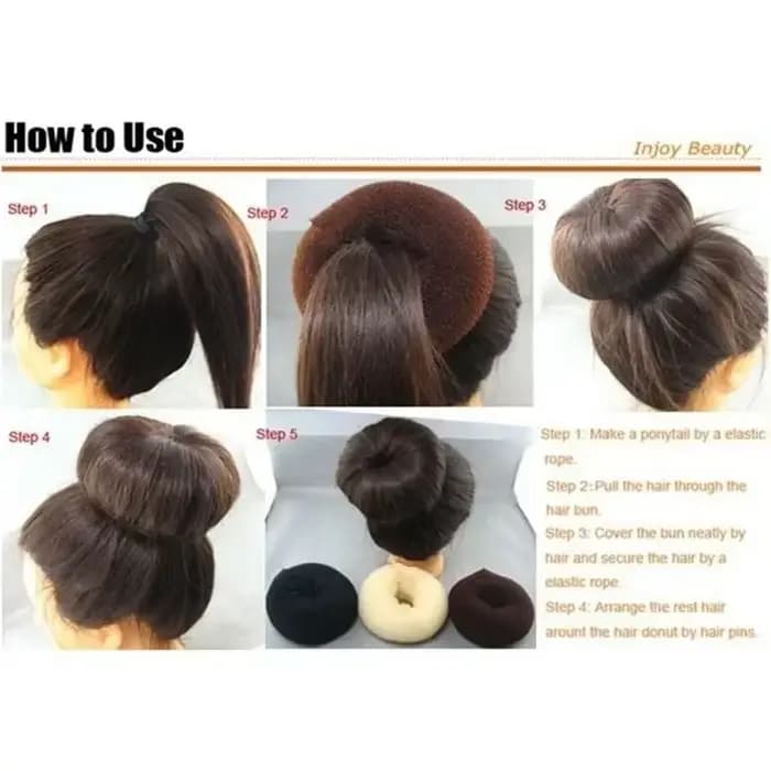 Bandeau de cheveux princesse pour femmes, accessoire de coiffure pour chignon, boulette de viande, s