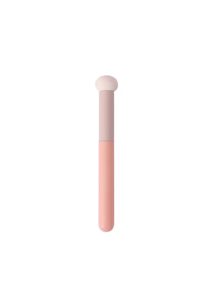 Brosse anti-cernes à pointe éponge à tête de champignon, brosse douce à petits détails pour sous les