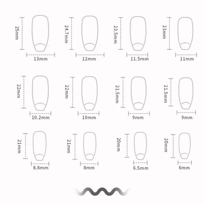 Faux ongles noirs dégradés à couverture complète pour filles cool, faux ongles cercueil mi-longs, mo