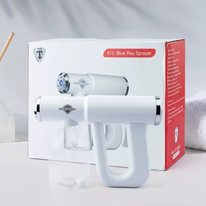 Bouteille de pulvérisation Nano à lumière bleue de 300ML, pistolet de pulvérisation à vapeur électri