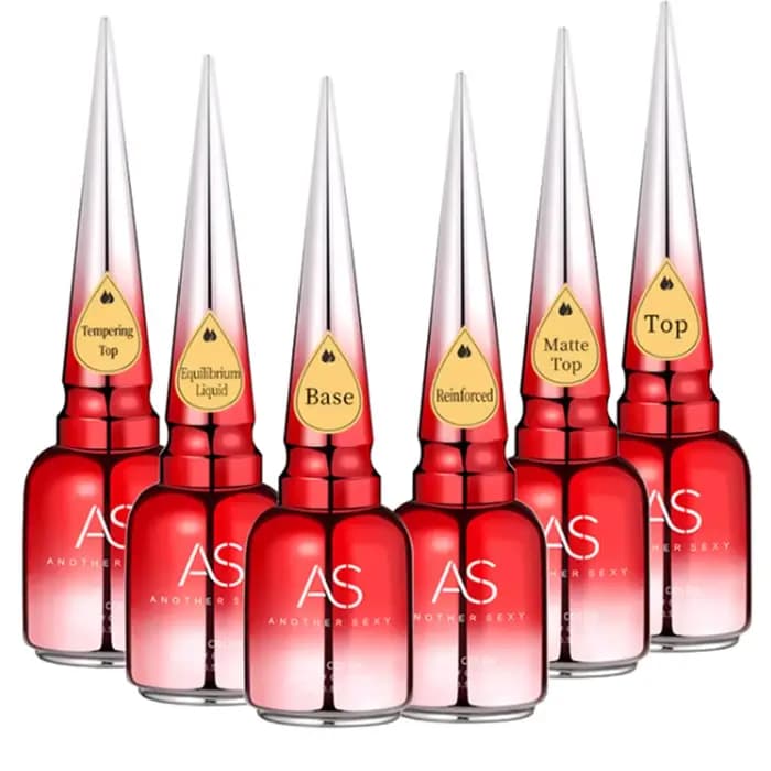 AS 15ml diamant couche de finition Gel vernis à ongles tremper UV LED Gel vernis sans essuyage haute
