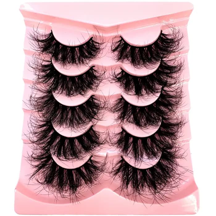 Faux cils longs et moelleux 3D en Faux vison, naturels, Volume doux et dramatique, Extension de cils