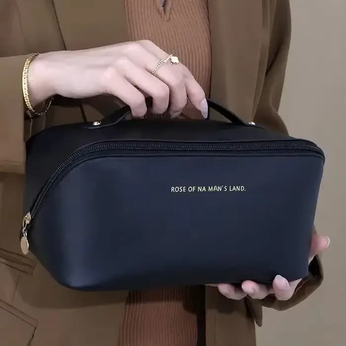 Sac de rangement pour maquillage, trousse de toilette pour femme, étui à maquillage, pochette de ran