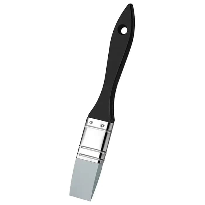 Pinceau façonnant couleur en Silicone, large et plat, outil de peinture Flexible en acrylique et à b