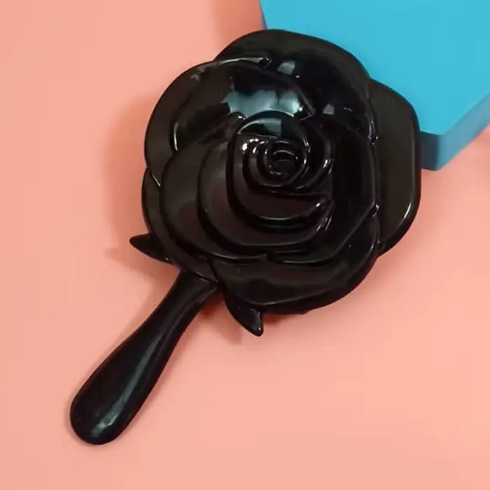 Miroir de courtoisie à main Vintage Rose miroir de maquillage miroir à main miroir de poche maquilla