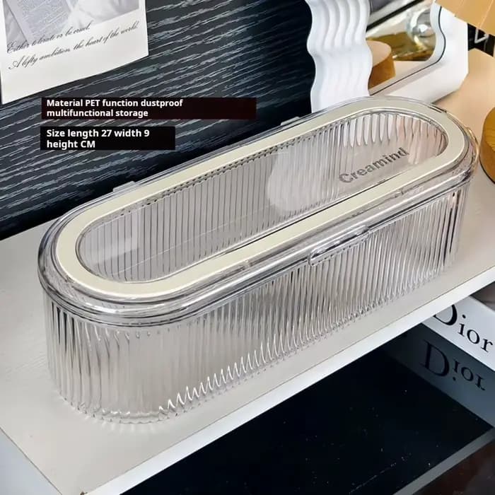 Organisateur d'accessoires pour cheveux, boîte de rangement en acrylique, organisateur de cravates d