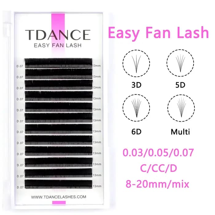 TDANCE Installation facile ventilateur rapide fleurs Extensions de cils cils individuels automatique