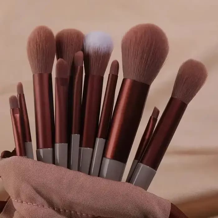 Ensemble de pinceaux de maquillage professionnels, kit d'outils de brosse de maquillage, fard à barr