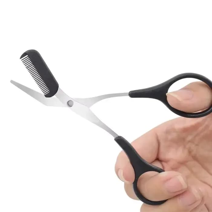 1/3 pièces rasoir de sourcils outils de maquillage ciseaux à sourcils en acier inoxydable avec peign