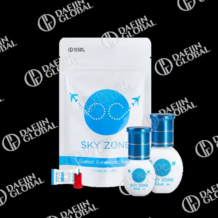5/10 pièces Original corée ciel S + cils colle dame noir adhésif 1-2S séchage rapide Zone ciel forte