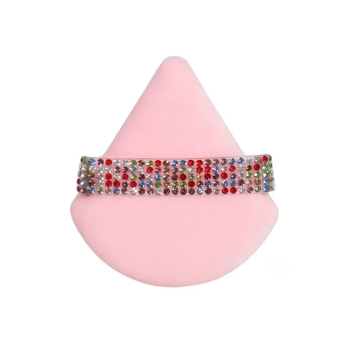 Diamant Triangle poudre bouffée visage maquillage outil éponge velours doux lisse beauté du visage m