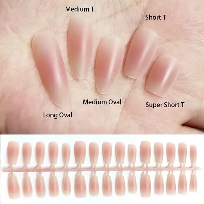 30 pièces mat nu faux ongles mode presse sur Extension rapide portable faux ongles Simple couverture
