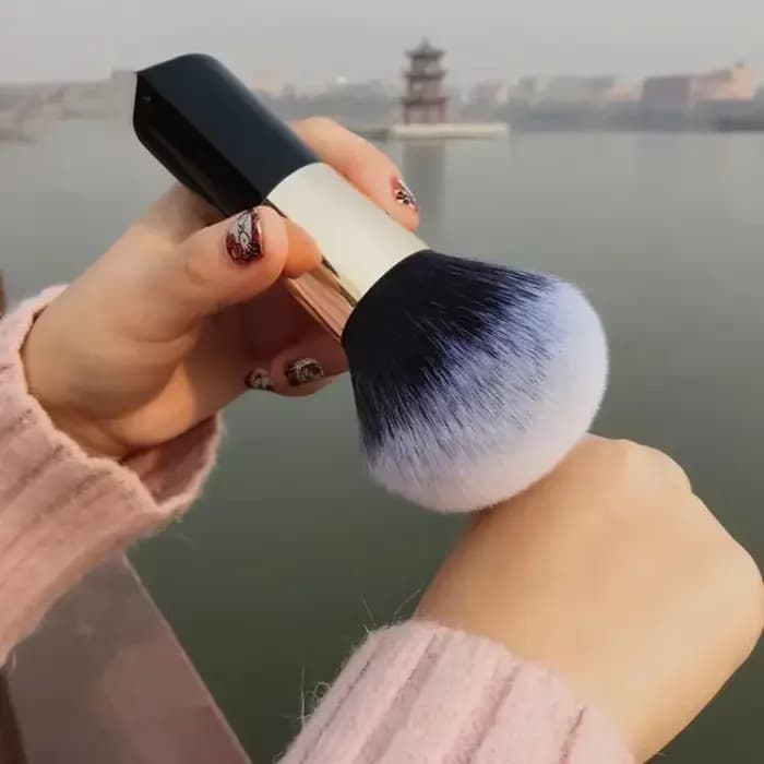 Pinceau de fond de teint en poudre de grande taille, pinceau de maquillage professionnel multifoncti