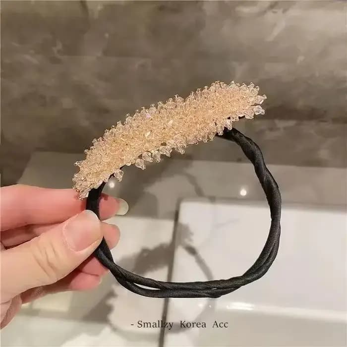 Bandeaux de cheveux en cristal pour femmes et filles, fabricant de chignons magiques, élégant, éping