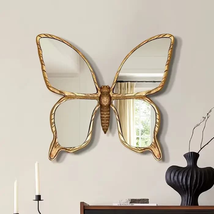 Cadre miroirs nordiques ornement maquillage femmes Cool miroirs créatifs Design esthétique Espejo Ma