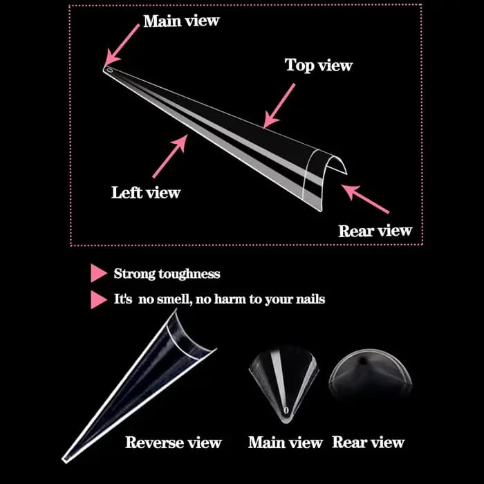60 pièces/100 pièces/120 pièces couverture complète faux ongles longs Stiletto conseils sculptés cla
