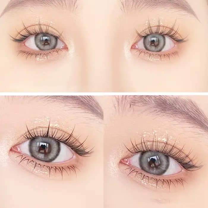 5 paires de faux cils inférieurs à bande transparente, faits à la main, naturels, Manga, maquillage
