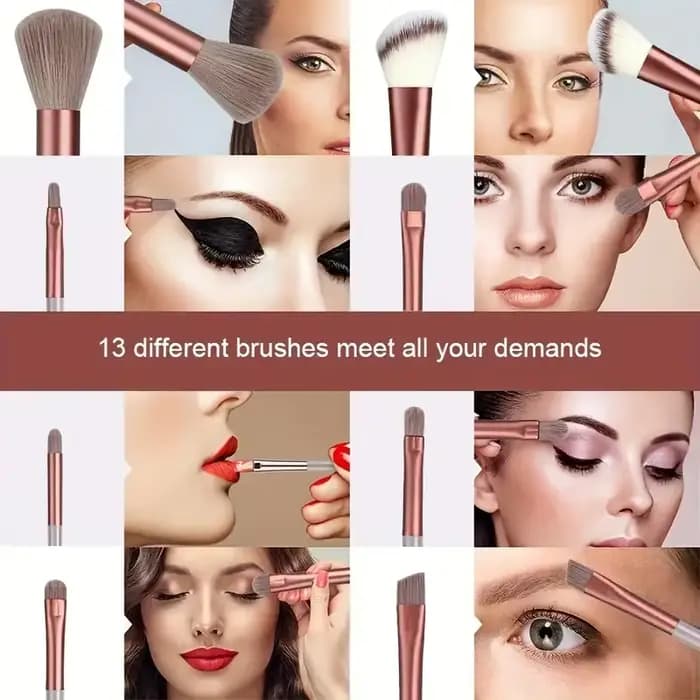 Ensemble de pinceaux de maquillage pour femme, fard à barrage, surligneur, correcteur, fard à joues,