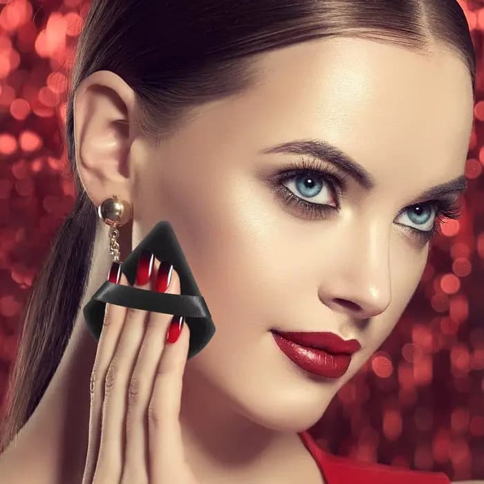 Éponge de maquillage en forme de triangle, accessoire de beauté, pour poudre, mélangeur, pour les do