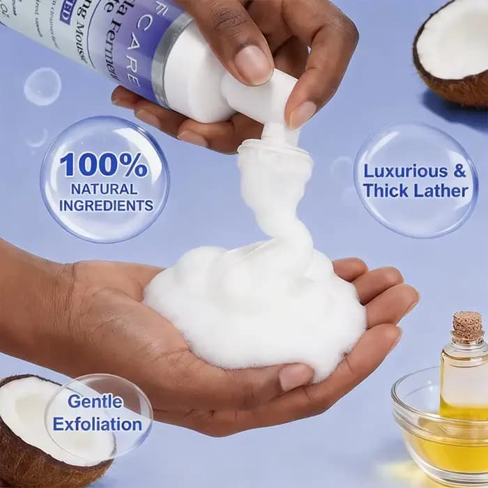 AFCARE Mousse Nettoyante Quotidienne en Profondeur au Lysat de Ferment de Bifida – Mousse Douce pour